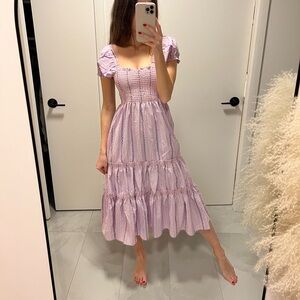 OPT Summer Midi Dress, Size S, Purple (lilac)